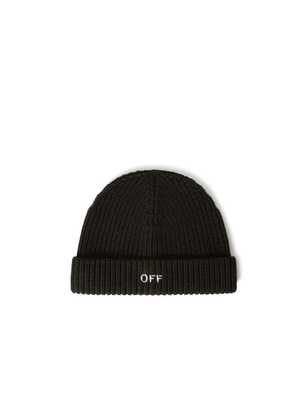 image of Off White Offwhite Hat Beanie Wool Cashmere Arrows Caravaggio Virgil in Black, Men's