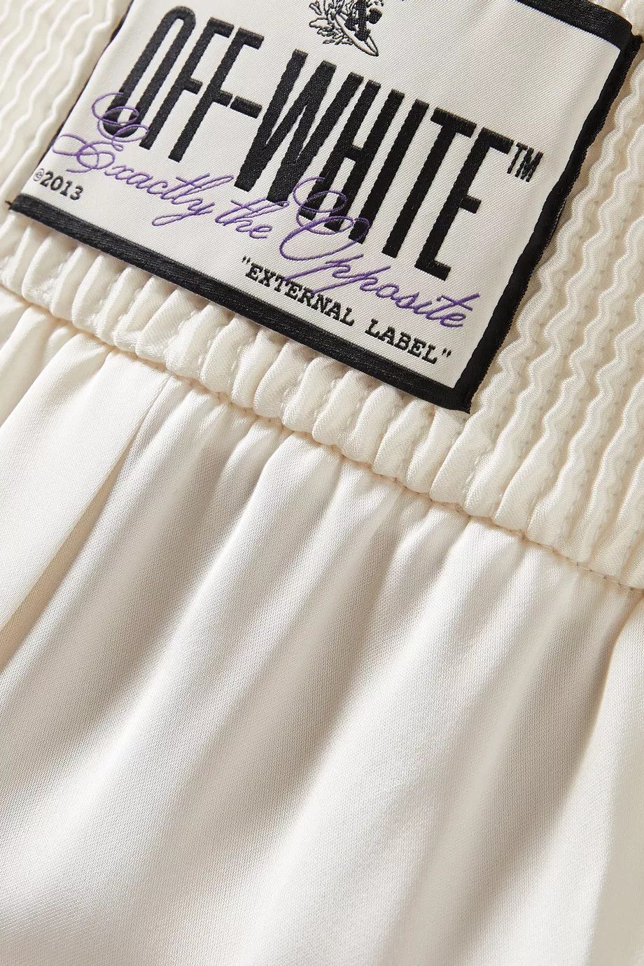 Off-White o1y1225 Sweatpant in White Size 25" / US 0 / IT 36 - 3 Thumbnail