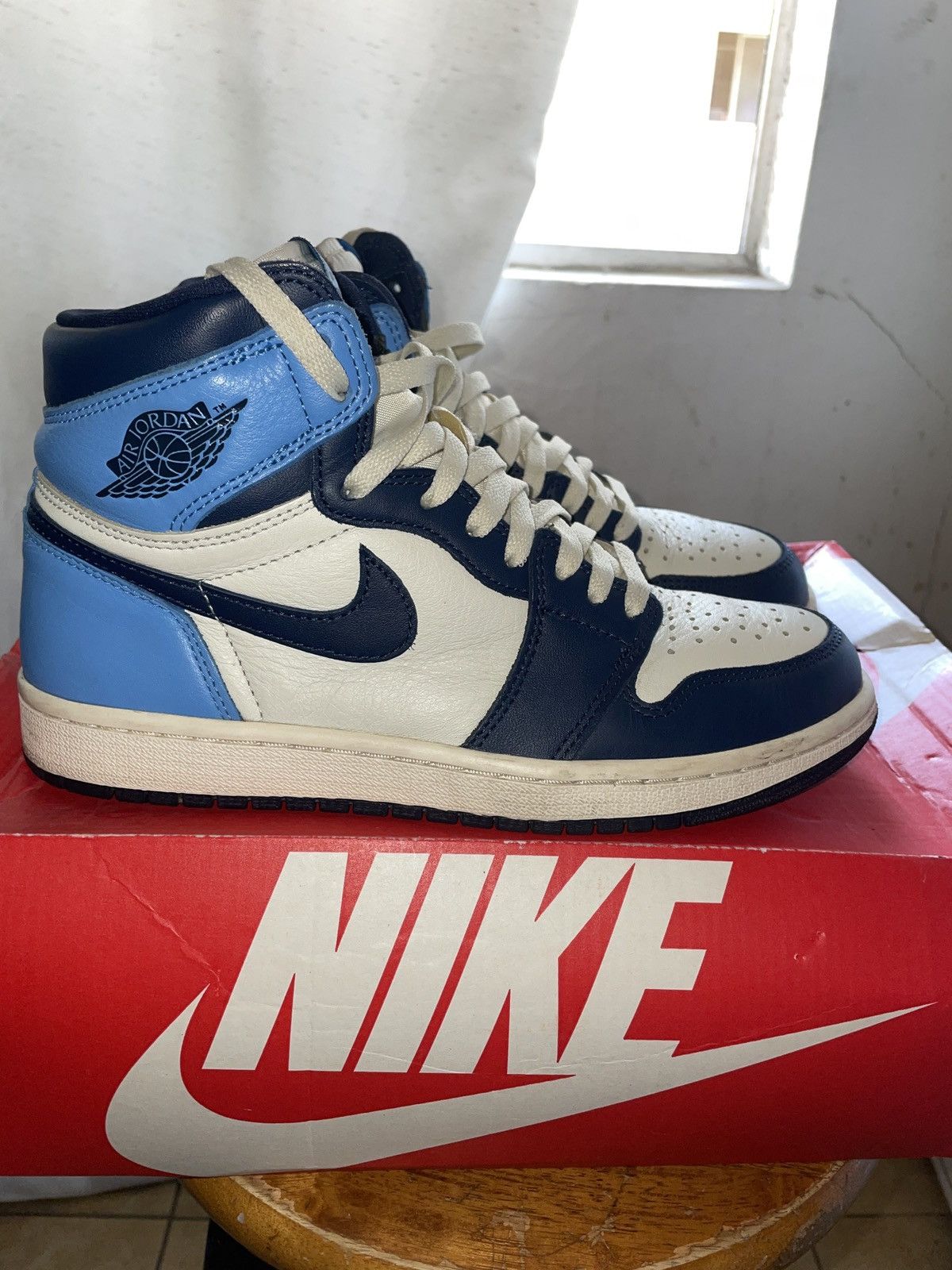 Jordan Brand Jordan 1 Obsidian Size US 7.5 / EU 40-41 - 8 Thumbnail