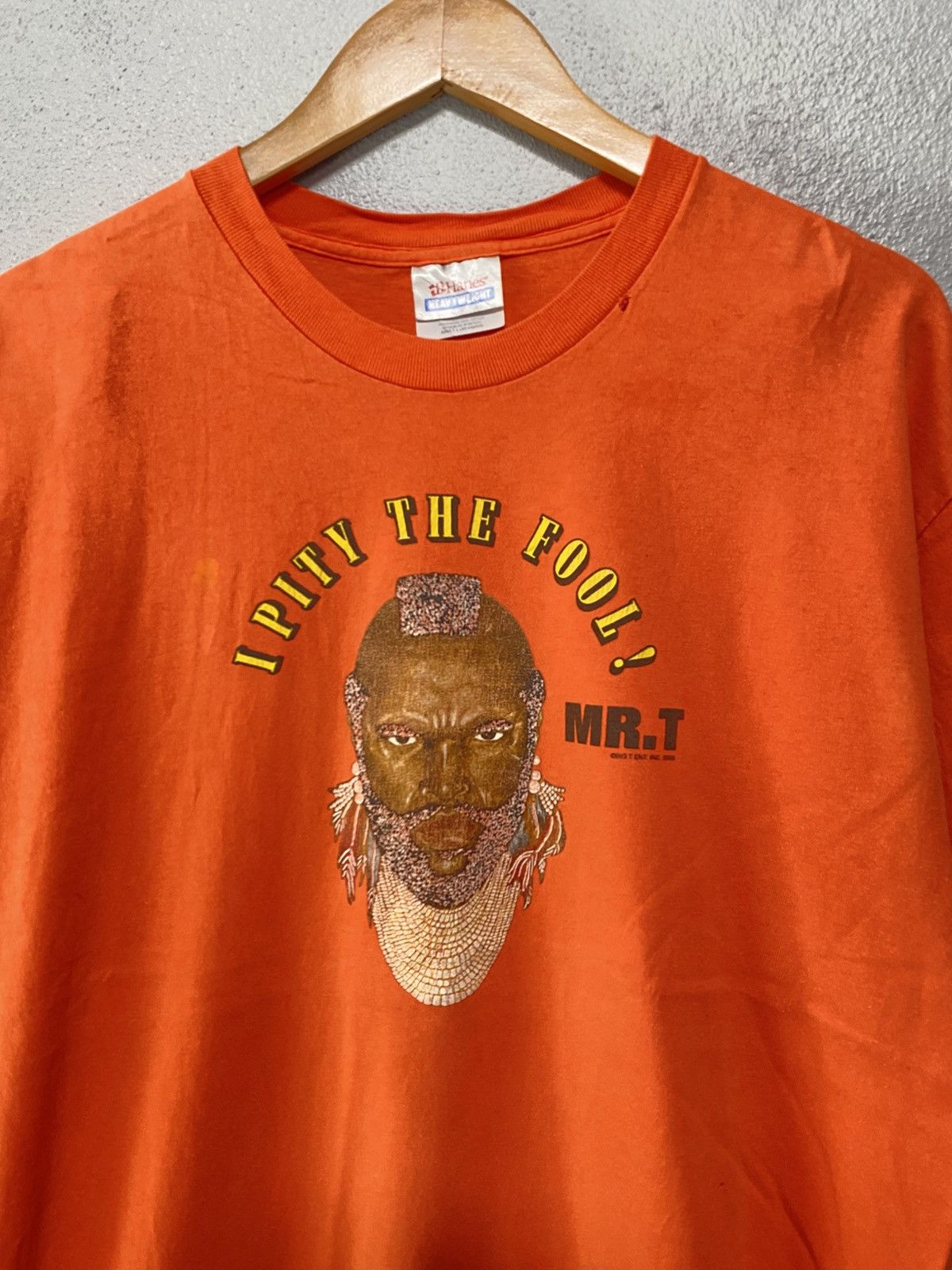 Vintage Mr.T American actor wrestler tshirt B4 Size US L / EU 52-54 / 3 - 2 Thumbnail