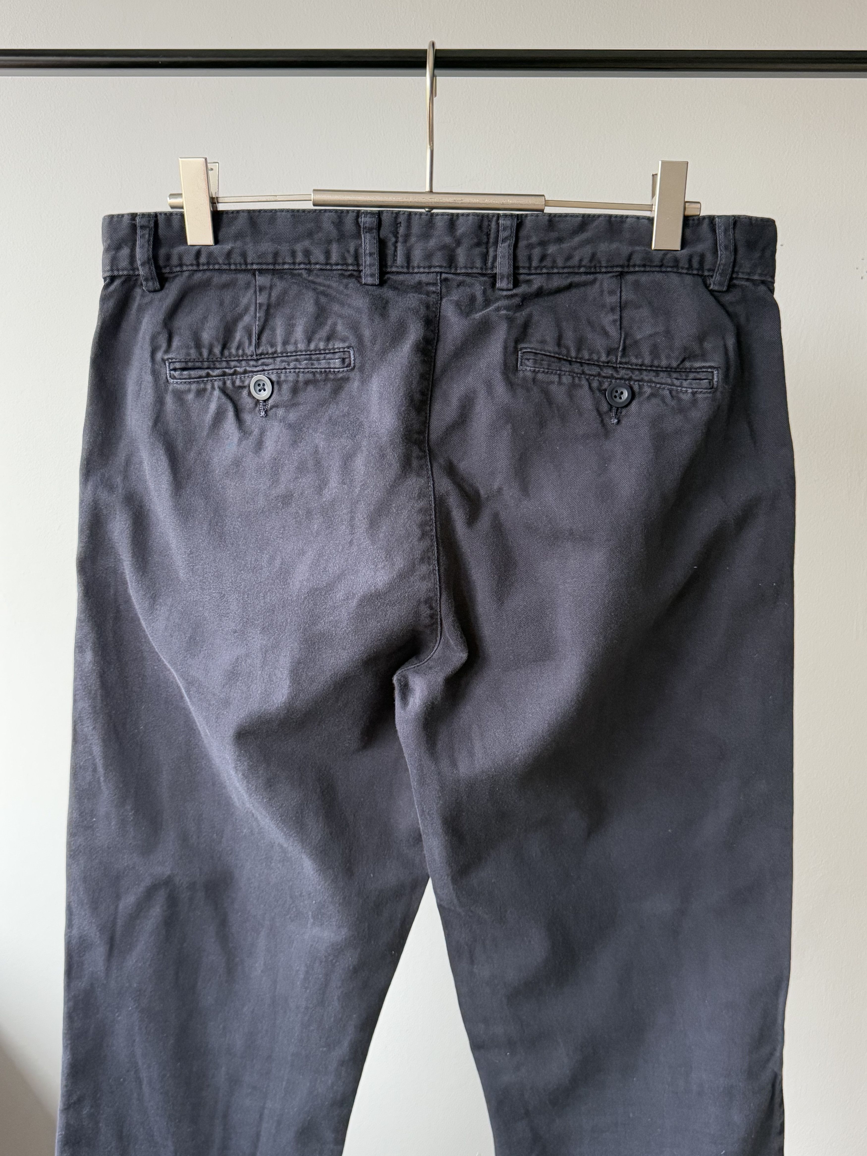 A Day's March A Day's March Classic Navy Slim Fit Chino Trousers Pants Size US 30 / EU 46 - 4 Thumbnail