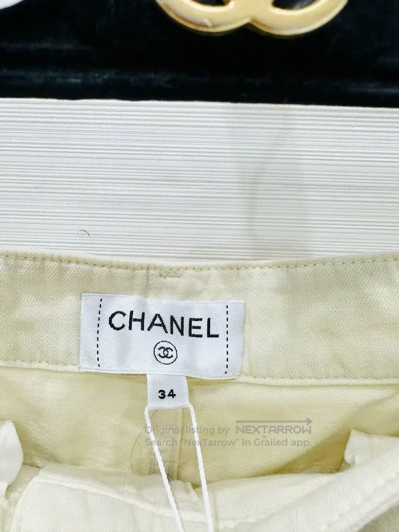 Chanel Chanel 26C beige jeans Size 42" / US 20 - 3 Thumbnail