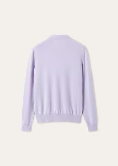 Loro Piana os11x0226 FAQ9447 Sergio Polo Shirt in Iced Violet Size US M / EU 48-50 / 2 - 6 Thumbnail