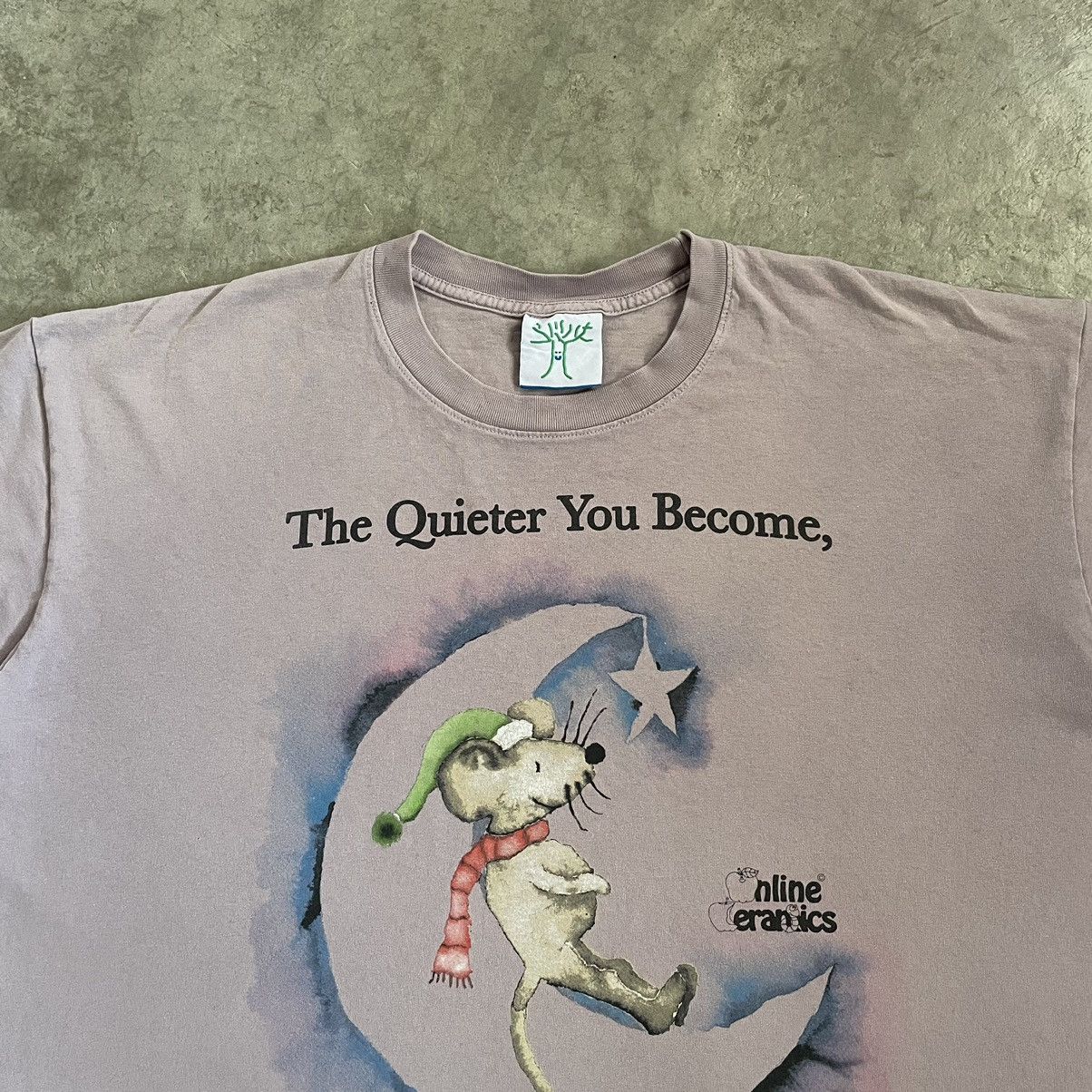 Online Ceramics Online Ceramics Mouse on the moon tee Size US XXL / EU 58 / 5 - 2 Thumbnail