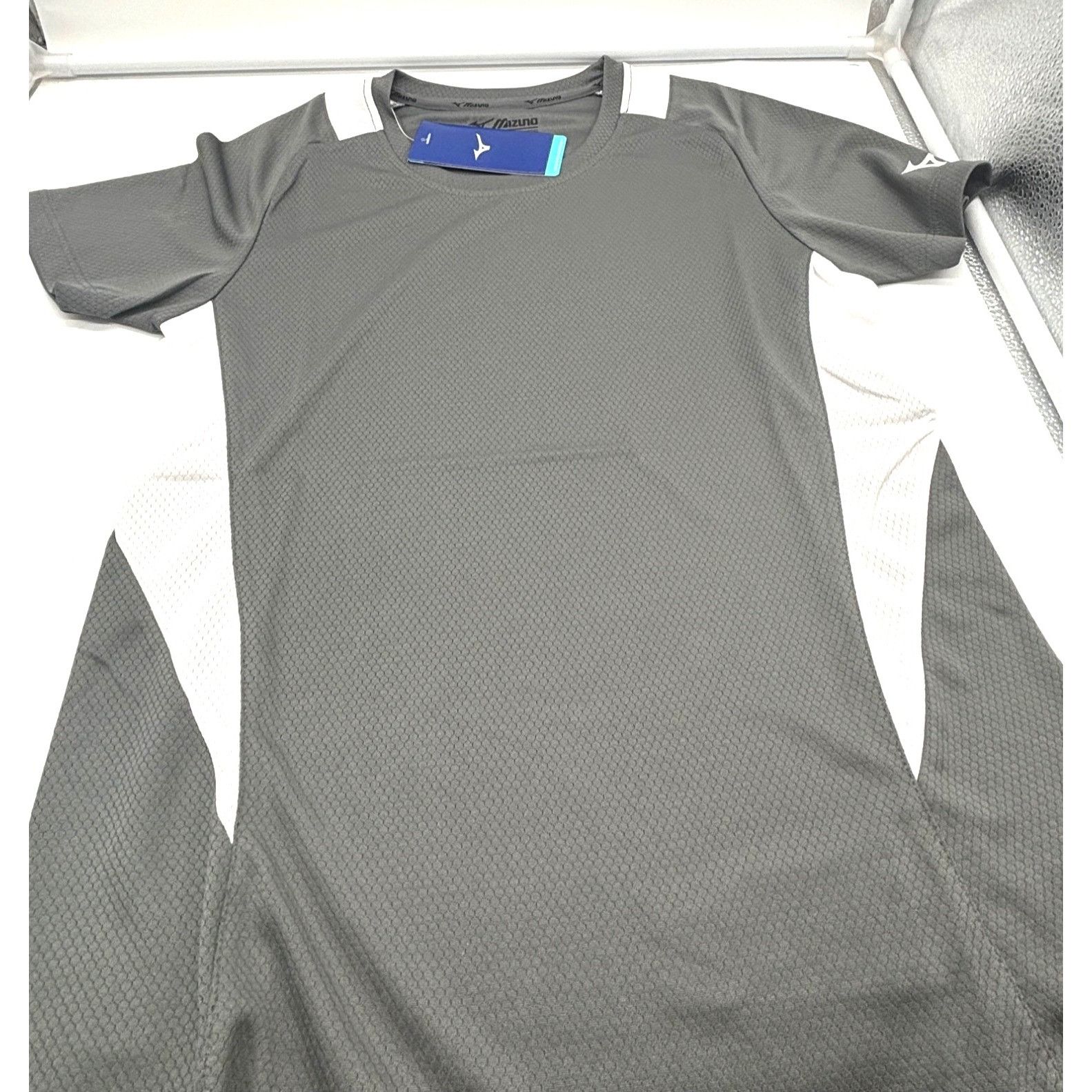 Mizuno Mizuno Women’s Softball Crew Neck Jersey, Charcoal-White, S Size S / US 4 / IT 40 - 7 Thumbnail