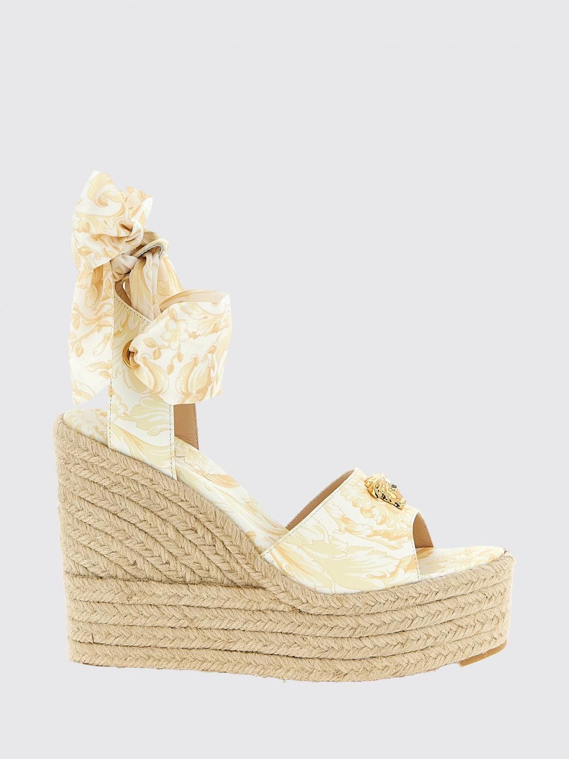 Versace Versace Espadrille Woman Yellow Size US 5 / IT 35 - 1 Thumbnail