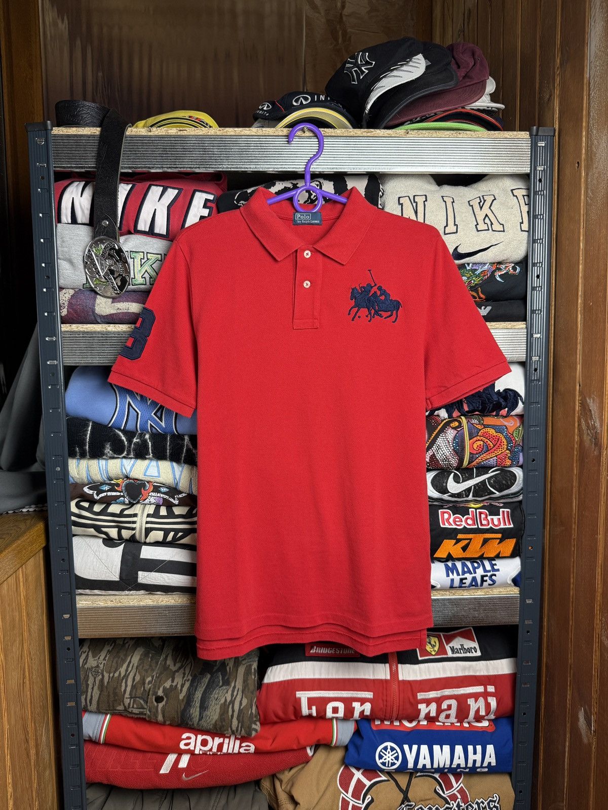 Polo Ralph Lauren Chief Keef Polo Ralph Lauren Y2K Vintage Polo Tee Gold #3 Size US S / EU 44-46 / 1 - 1 Thumbnail