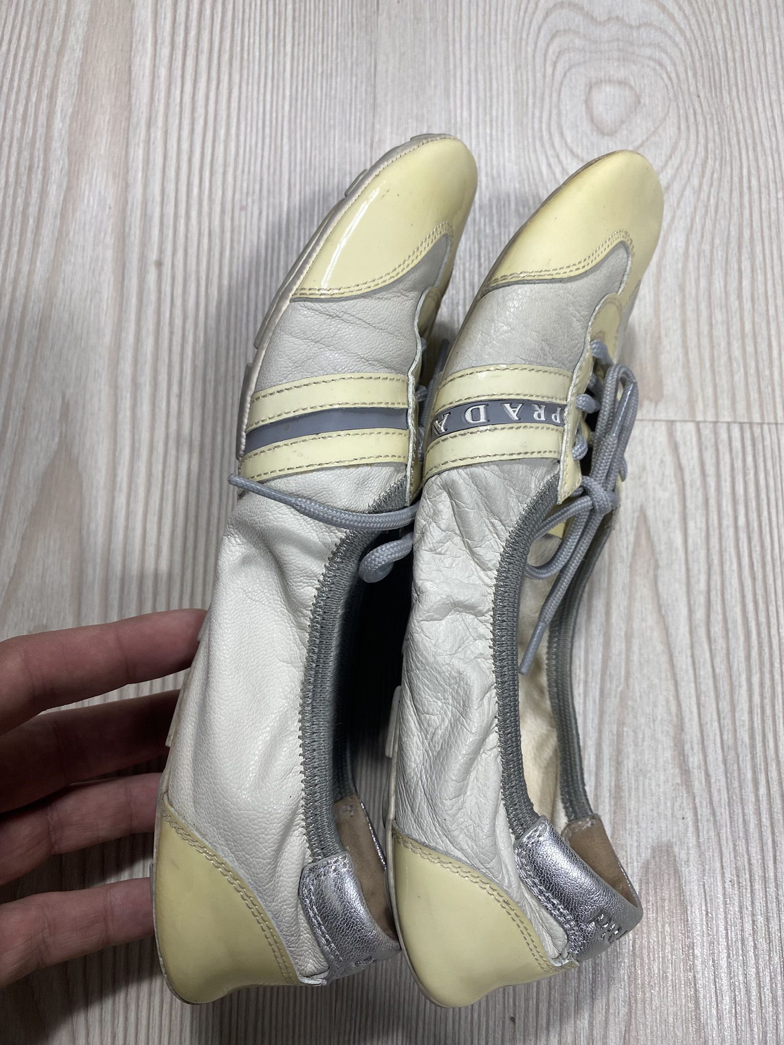 Prada Prada Ballet Flats Leather-Women Shoes Size US 6.5 / IT 36.5 - 5 Thumbnail