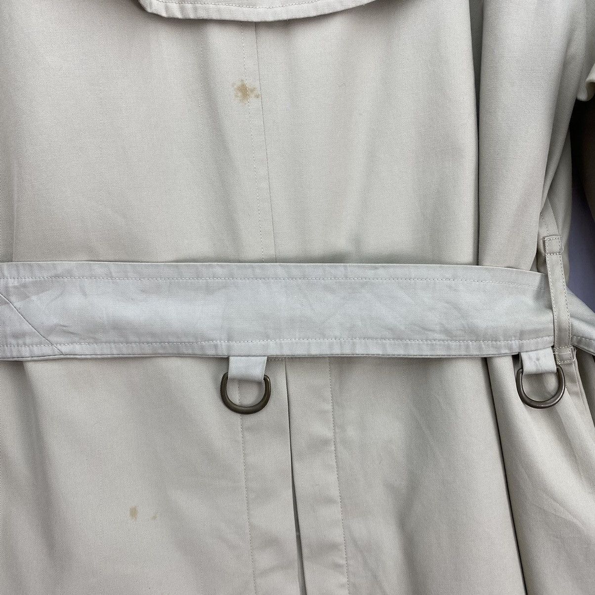 Burberry 🔥Vintage Burberrys Double Breast Belted Nova Check Trench Size M / US 6-8 / IT 42-44 - 16 Thumbnail