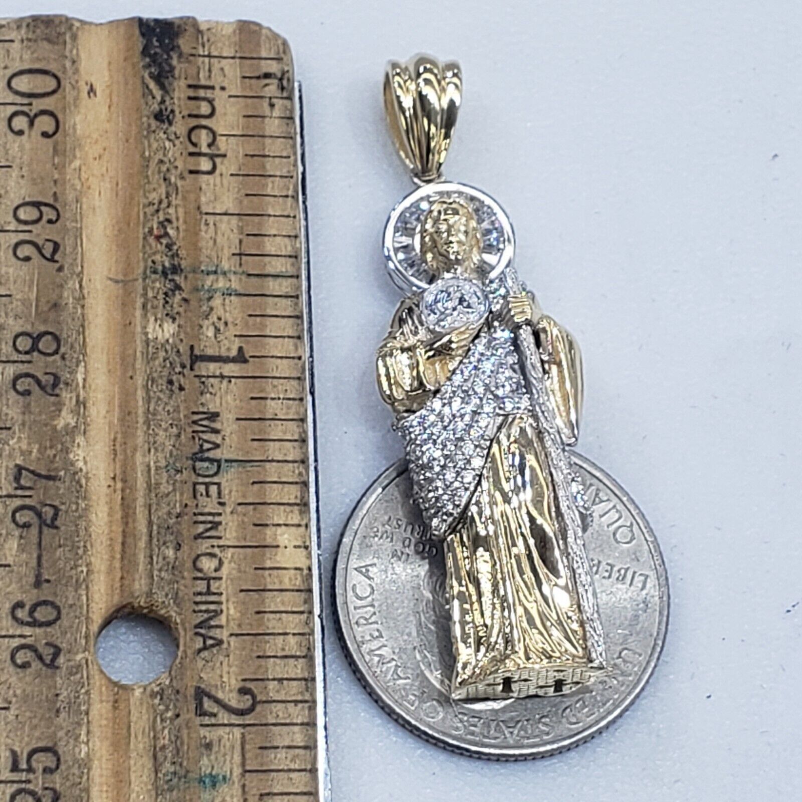 Other 3d Real 14k Gold Saint Jude judas Pendant charm Size ONE SIZE - 19 Thumbnail