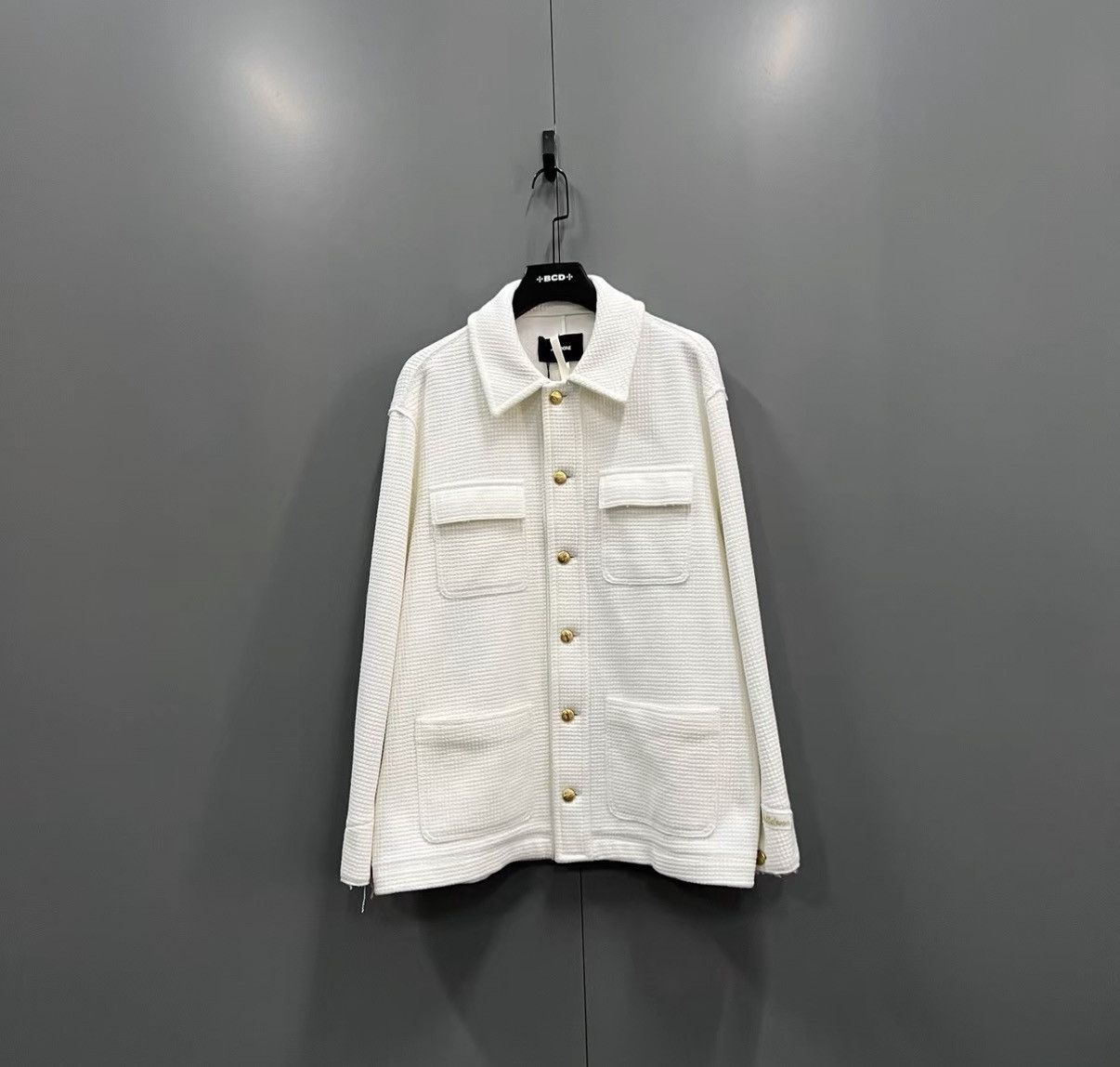 WE11DONE WE11DONE White Shirt-style Lapel Jacket J41 Size US S / EU 44-46 / 1 - 1 Thumbnail