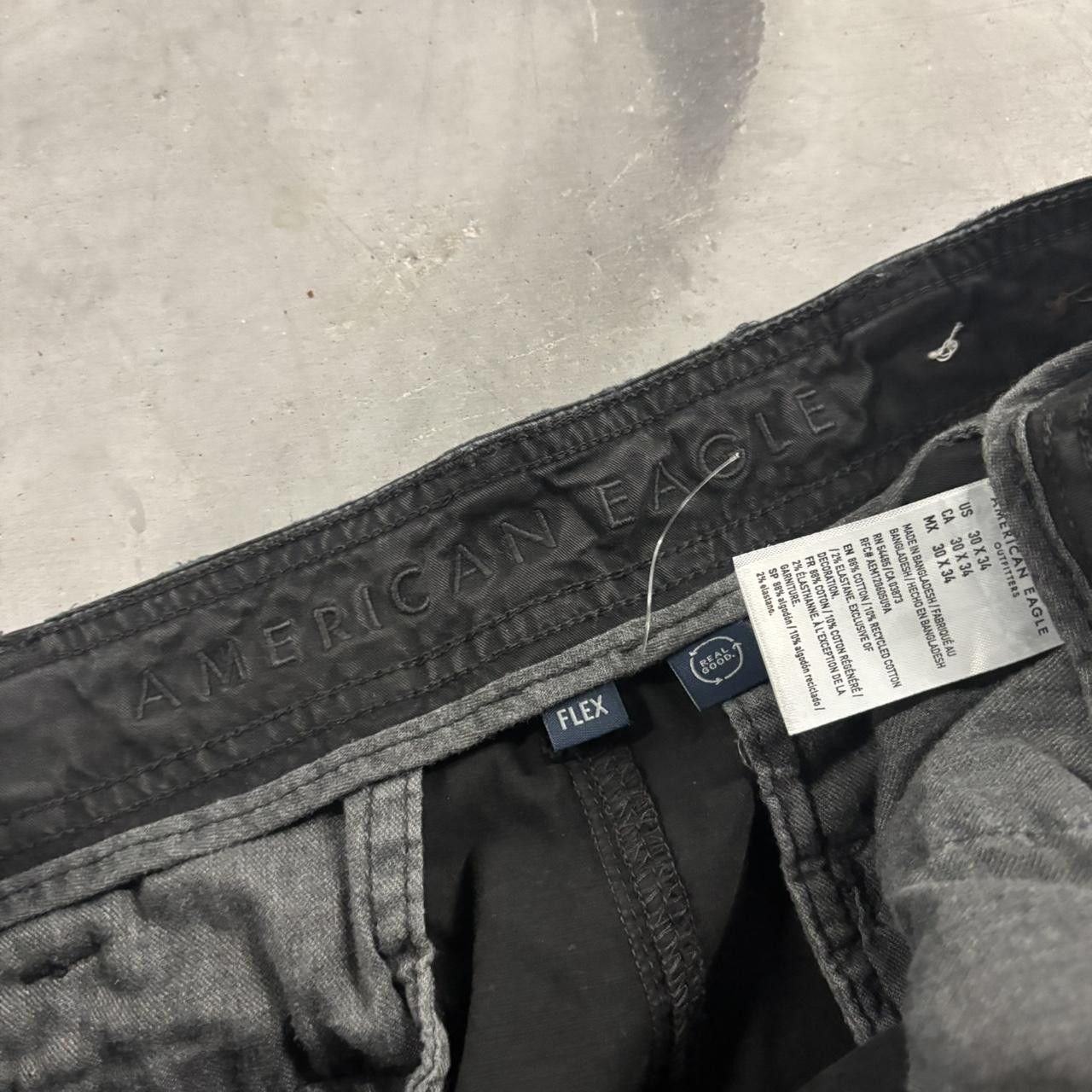 Vintage Crazy Vintage Y2K/2000s Grunge Black Streetwear Cargo Pants! 30x32 Size US 30 / EU 46 - 7 Thumbnail