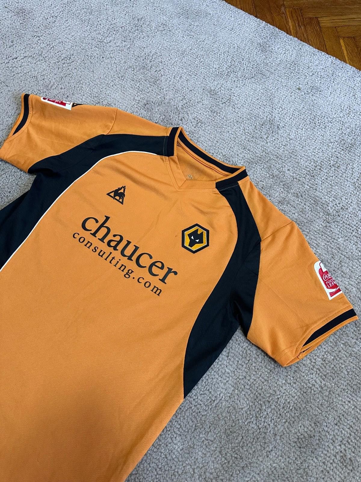 Le Coq Sportif #10 KEOGH Wolverhampton 2008/9 Football Shirt Soccer Jersey Size US L / EU 52-54 / 3 - 2 Thumbnail