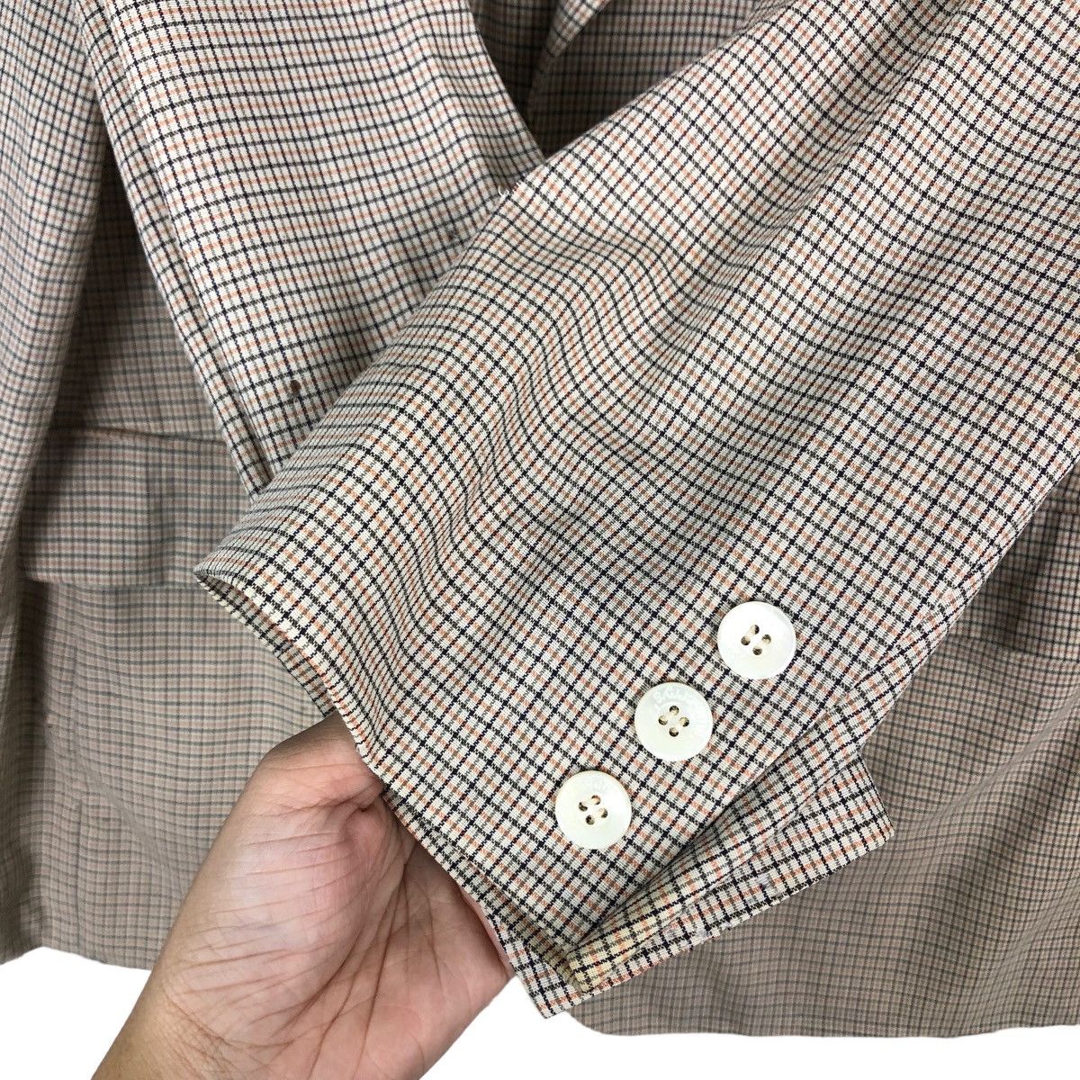 Burberry 🔥90’s Vintage Burberrys Nova Check Design Double Breast Size US M / EU 48-50 / 2 - 12 Thumbnail