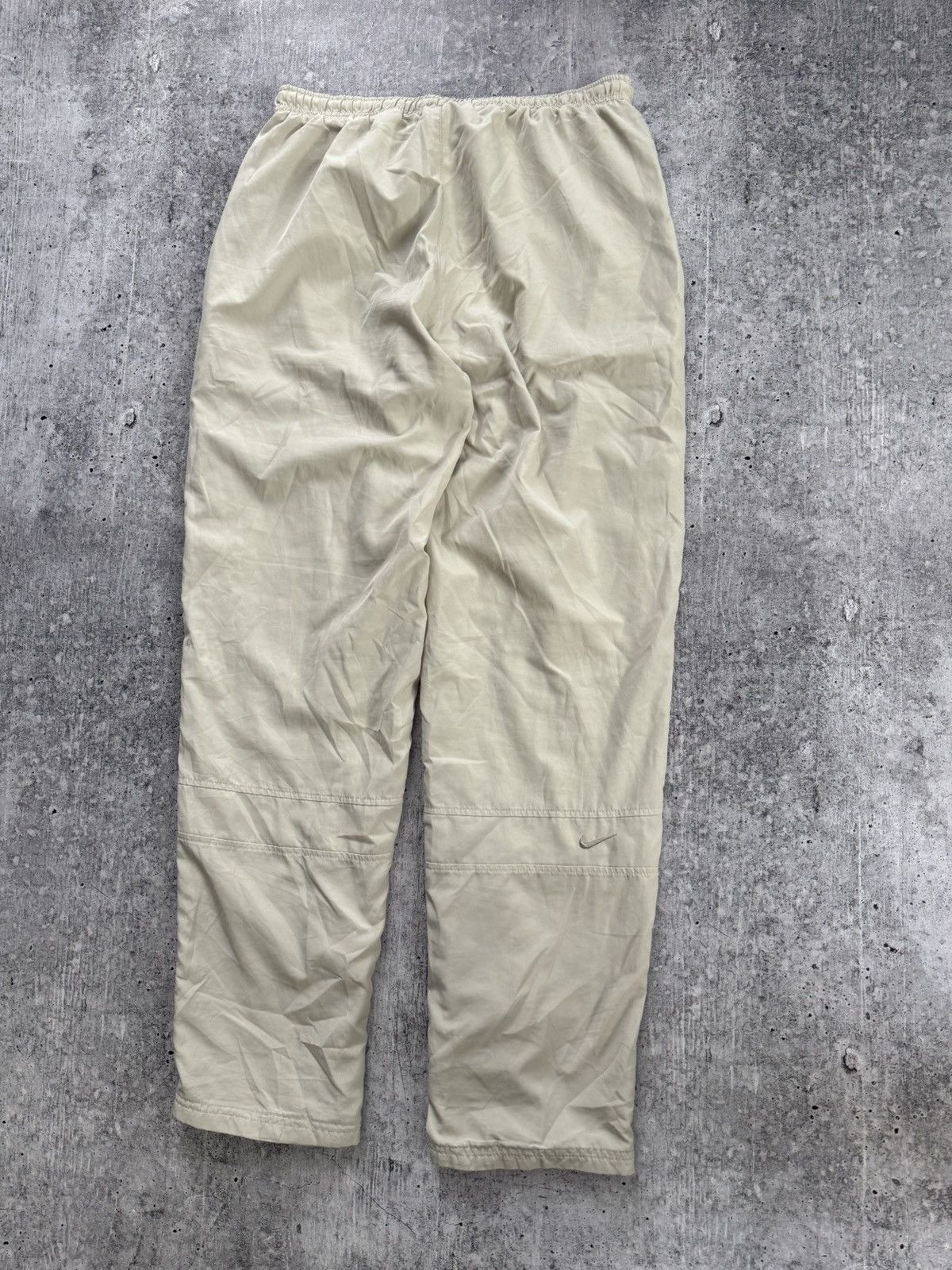 Nike Nike Vintage Nylon TrackPants Joggers Y2K Drill Beige Size S Size US 32 / EU 48 - 4 Thumbnail