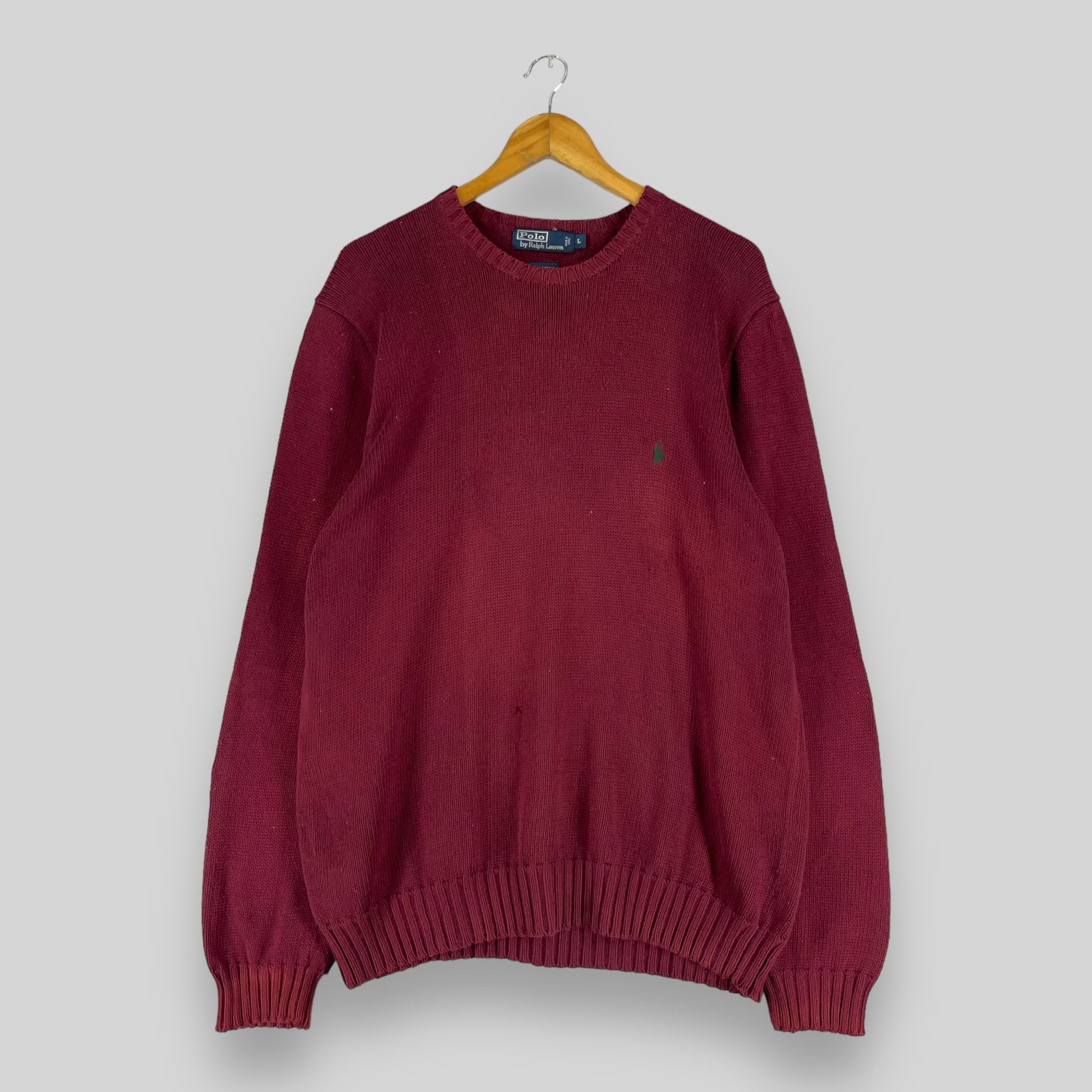 Polo Ralph Lauren × Vintage Vintage 90's Polo Ralph Lauren Pullover Knitwear Size US L / EU 52-54 / 3 - 1 Thumbnail