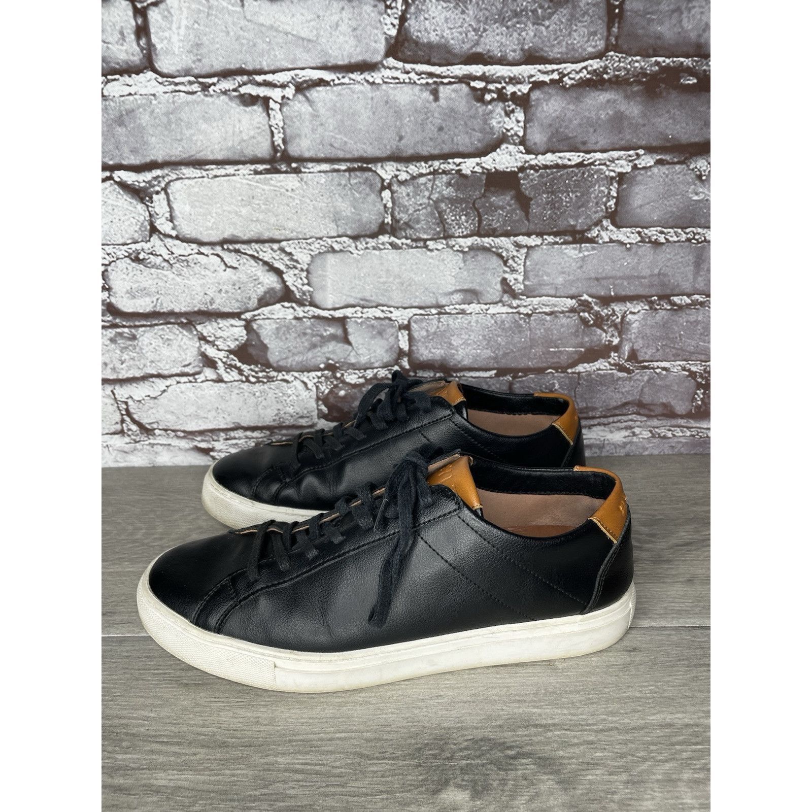 Other BYLT Everyday Shoes Black Leather Lace Up Casual Low Sneaker Size US 9 / EU 42 - 17 Thumbnail