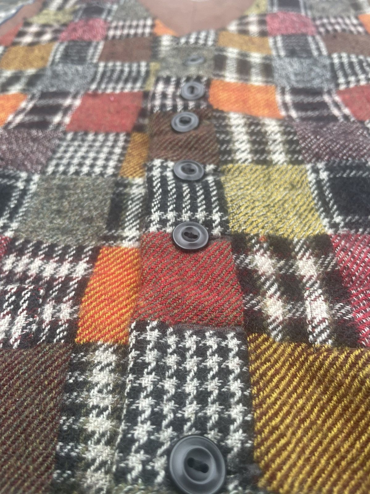 Japanese Brand Vintage Gino Torent Uomo Checkered Vest Size US M / EU 48-50 / 2 - 13 Thumbnail