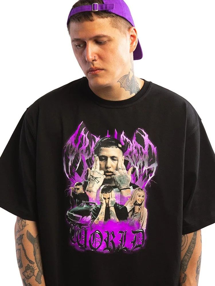 Other Aesthetic Oversized Hip Hop T-Shirt Size US L / EU 52-54 / 3 - 3 Thumbnail