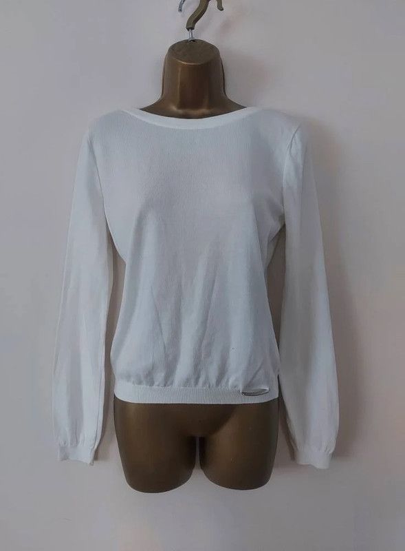 Moschino Moschino white jumper vintage M Size M / US 6-8 / IT 42-44 - 1 Thumbnail