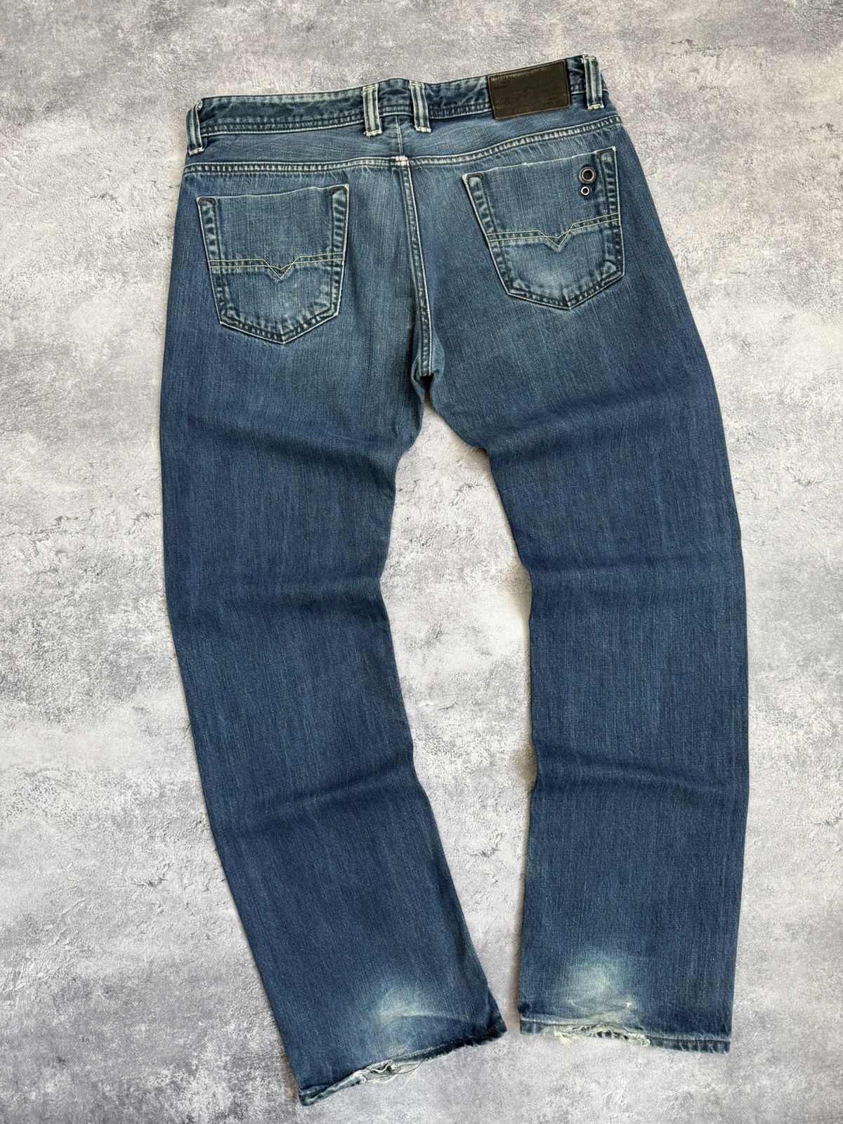Diesel Vintage Diesel Jeans Flared Baggy Denim 90s Y2K Rare Size US 33 - 20 Thumbnail