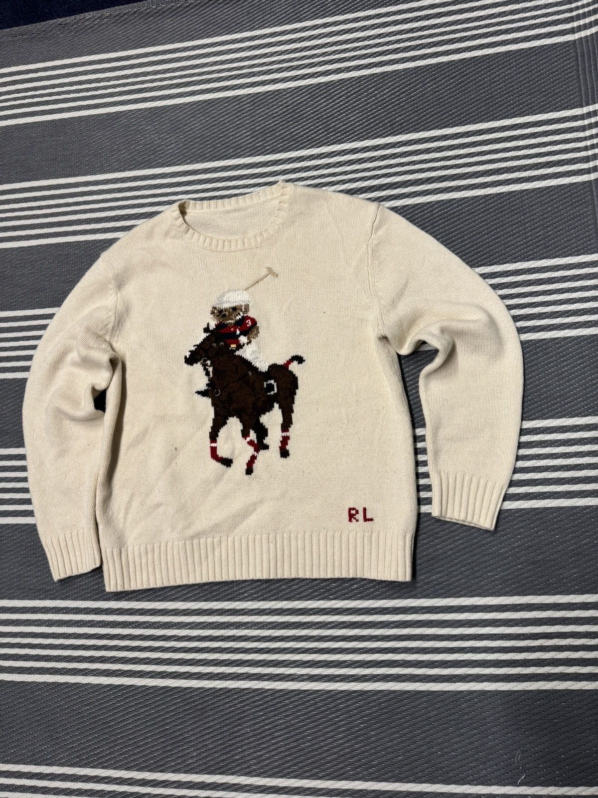 Polo Ralph Lauren Ralph Lauren Polo Bear 30th Anniversary big pony Sweater Size ONE SIZE - 1 Thumbnail