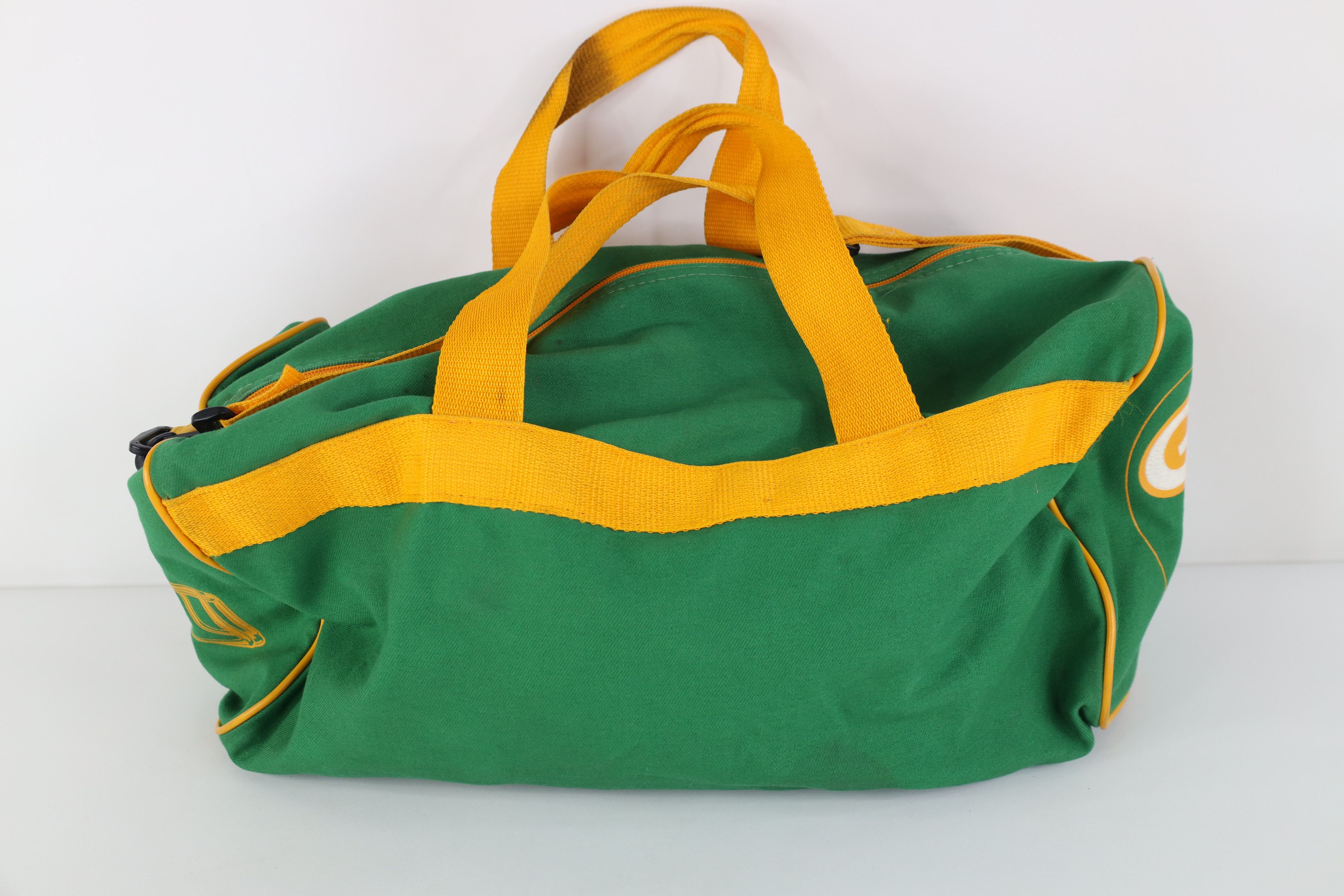 Vintage Vintage 60s 70s Green Bay Packers Football Duffel Bag Size ONE SIZE - 2 Thumbnail