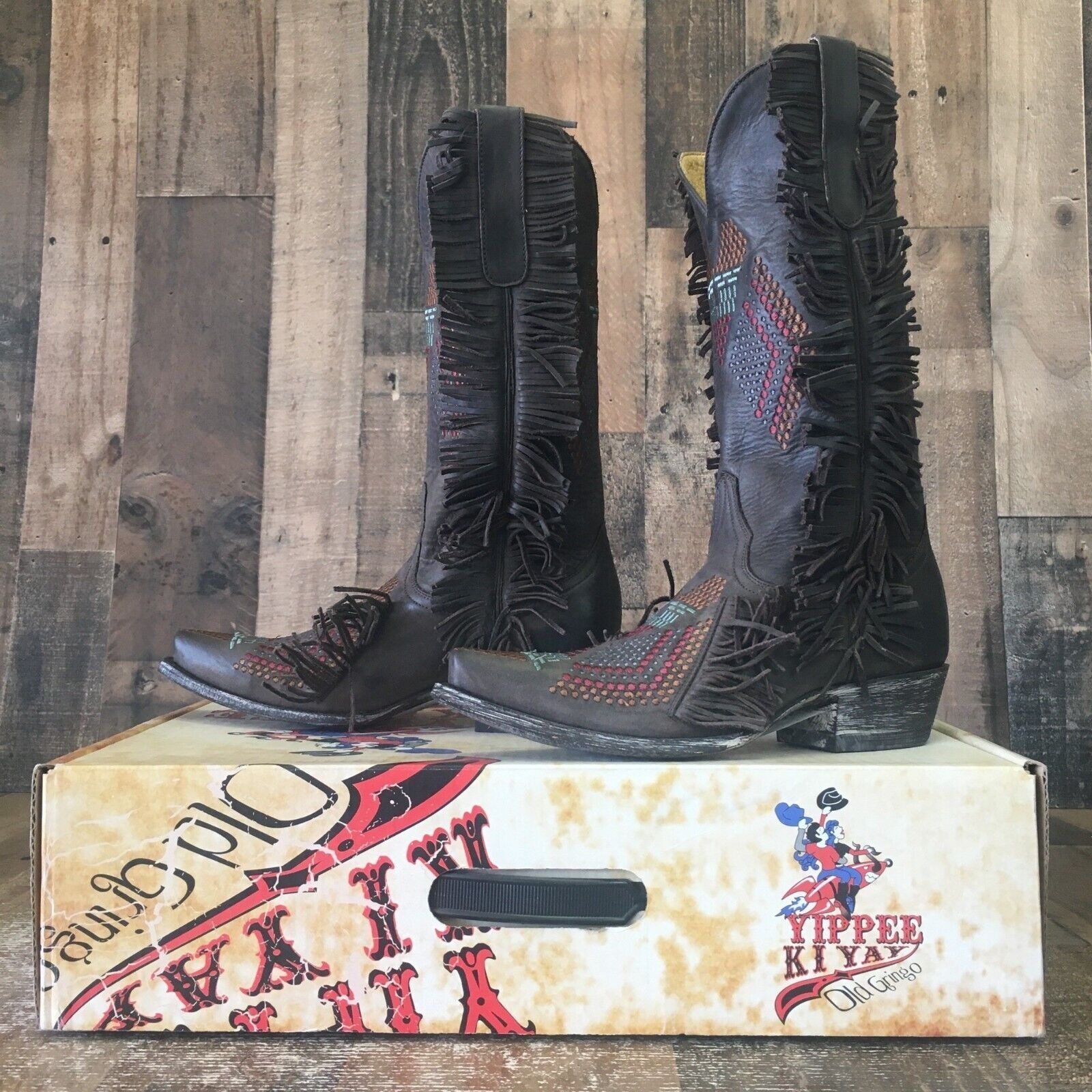 Old Gringo Old Gringo Tribu YL265-3 Cowboy Boots Womens 7 B Size US 7 / IT 37 - 12 Thumbnail