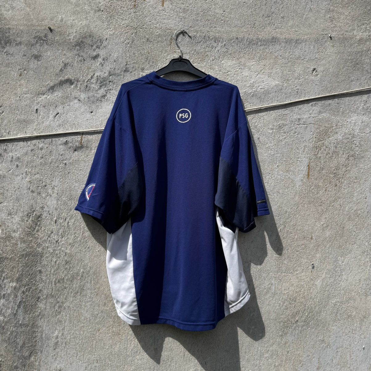 Nike 00s Paris Saint Germain Oversized Jersey Y2K Blokecore XL Size US XL / EU 56 / 4 - 2 Thumbnail