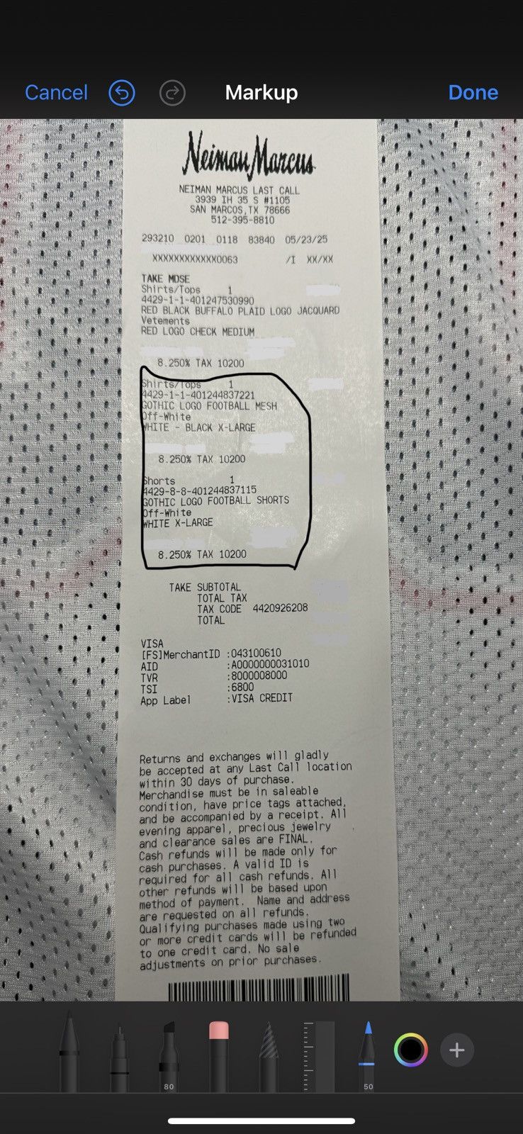 Off-White Off-White Gothic Logo Mesh Jersey and Shorts Set Size XL Size US XL / EU 56 / 4 - 25 Thumbnail