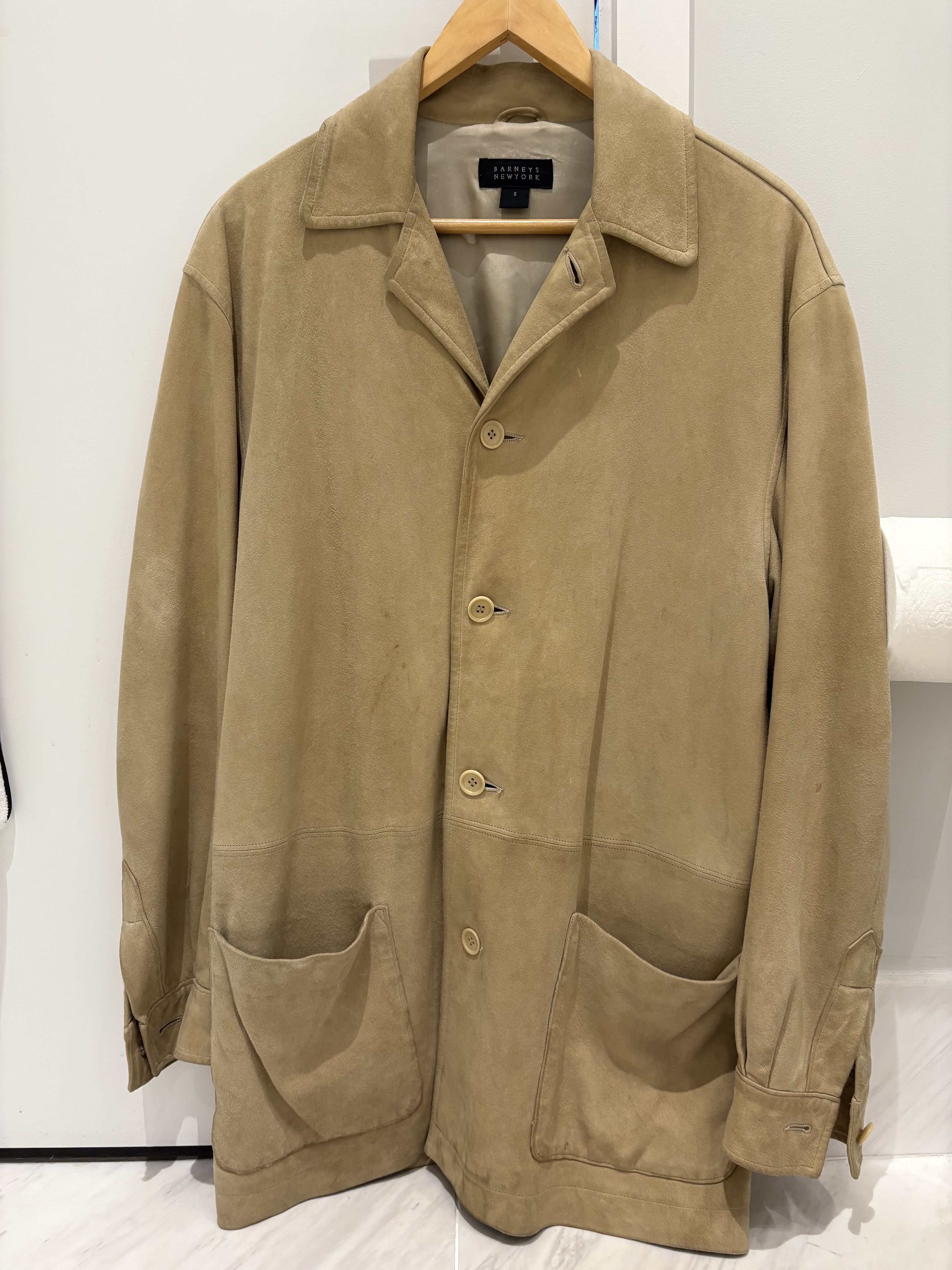 Barneys New York Vintage Barney's New York Suede Jacket Size US S / EU 44-46 / 1 - 1 Thumbnail
