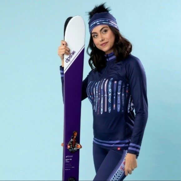 Designer Krimson Klover Blue Pompom Beanie HAT Apres Ski removable Po Size ONE SIZE - 6 Thumbnail