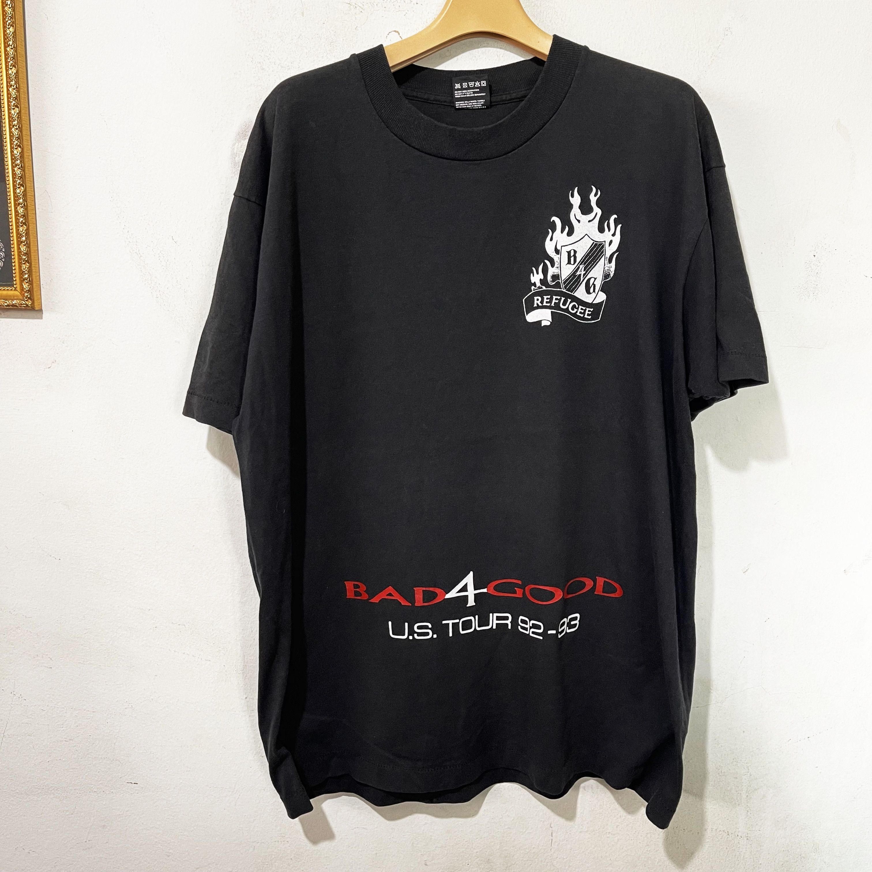 Band Tees Vintage 1992-1993 Bad4Good U.S. Tour T-Shirt Size US L / EU 52-54 / 3 - 1 Thumbnail