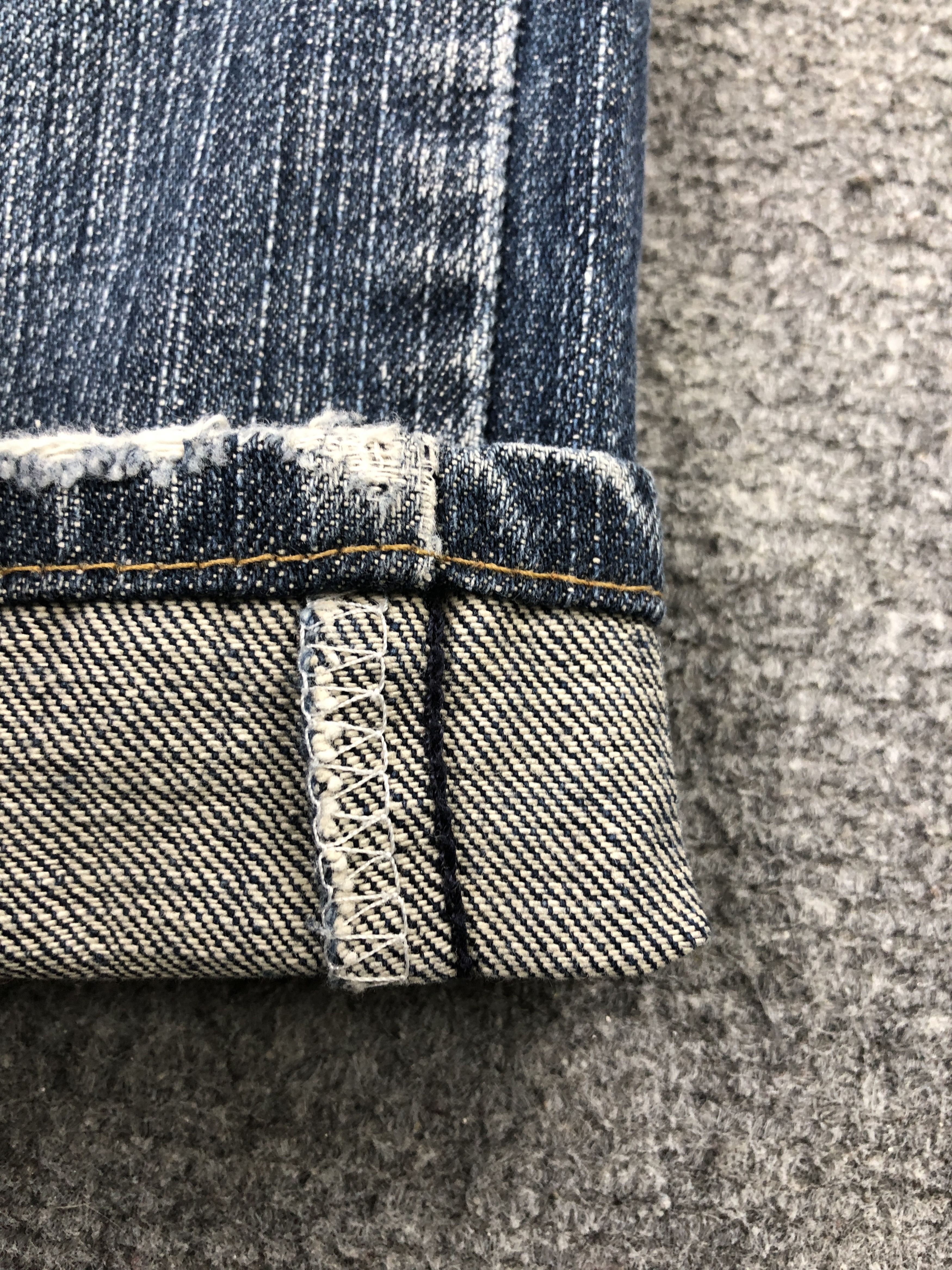 Levi's Vintage Levis 505 Patches Work Distressed Jeans DP2453 Size US 33 - 10 Thumbnail