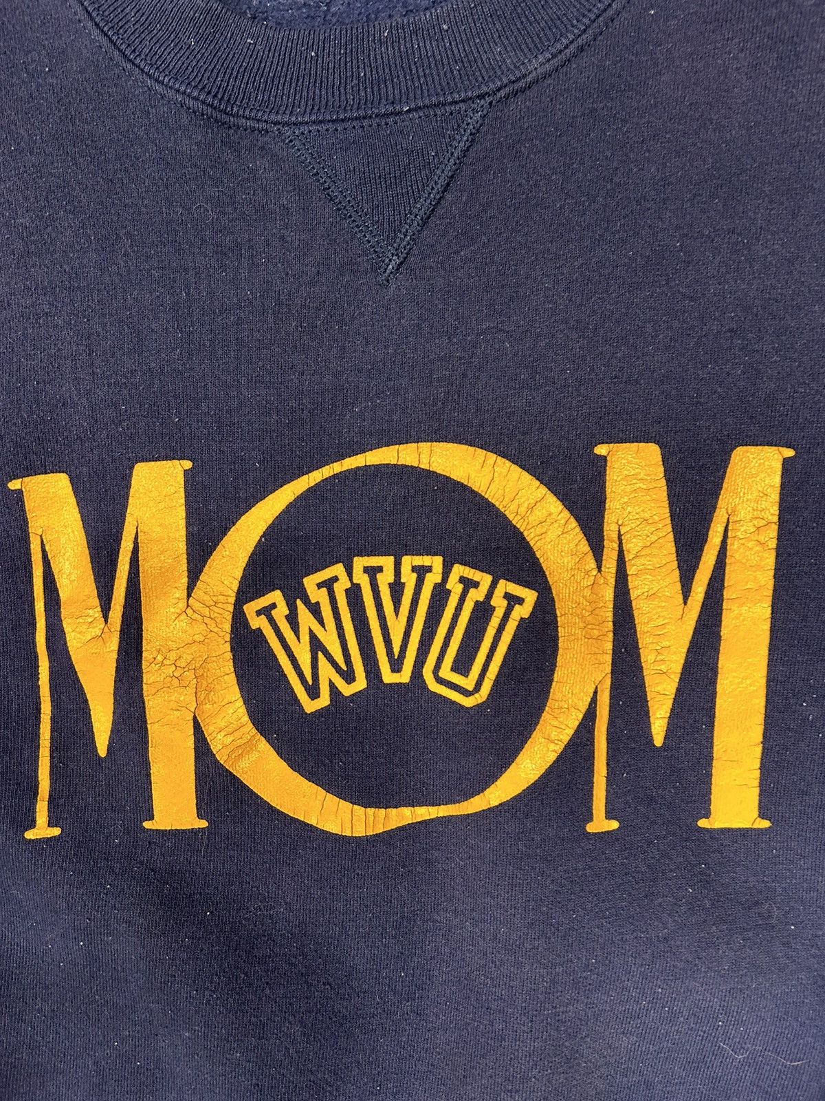 Vintage Crazy Vintage West Virginia University Mom Navy Sweatshirt Size US L / EU 52-54 / 3 - 2 Thumbnail