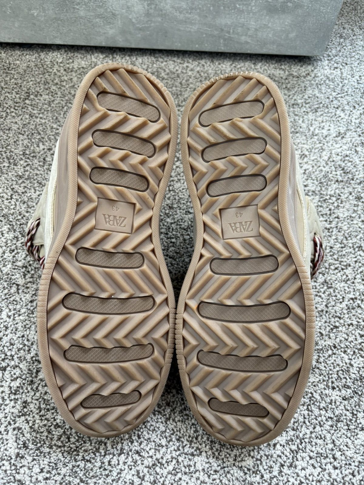 Zara Zara Men's Cream and Tan Trainers Size US 10 / EU 43 - 5 Thumbnail