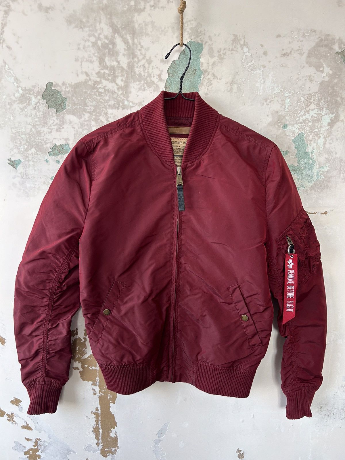 Alpha Industries nylon jacket USA bomber
