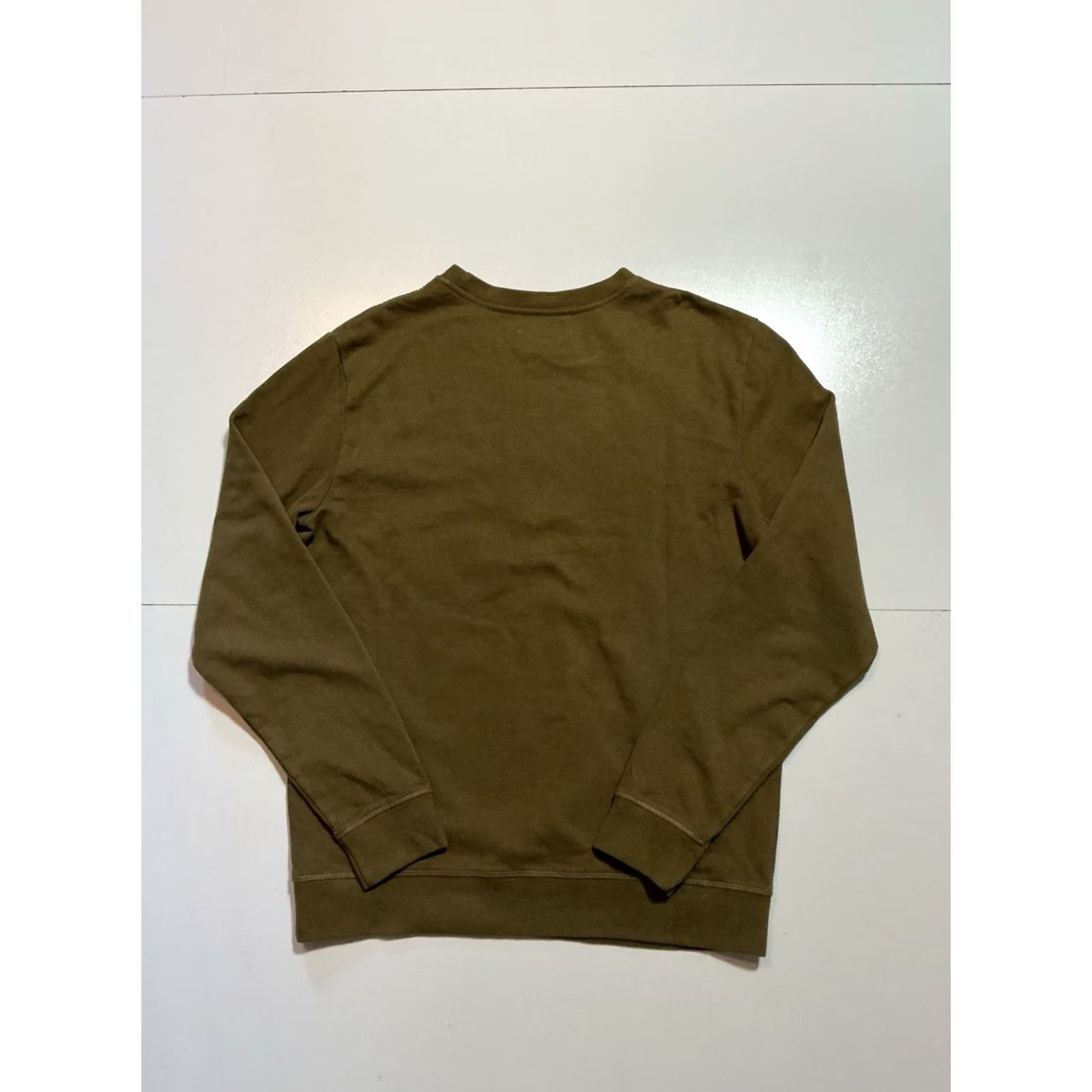 Allsaints AllSaints Ram Skull Olive Green Aven Crewneck Sweatshirt Jogger 2PC Set M/S Sweatpants Crew Neck Mens Sweatsuit Size 40R - 3 Thumbnail