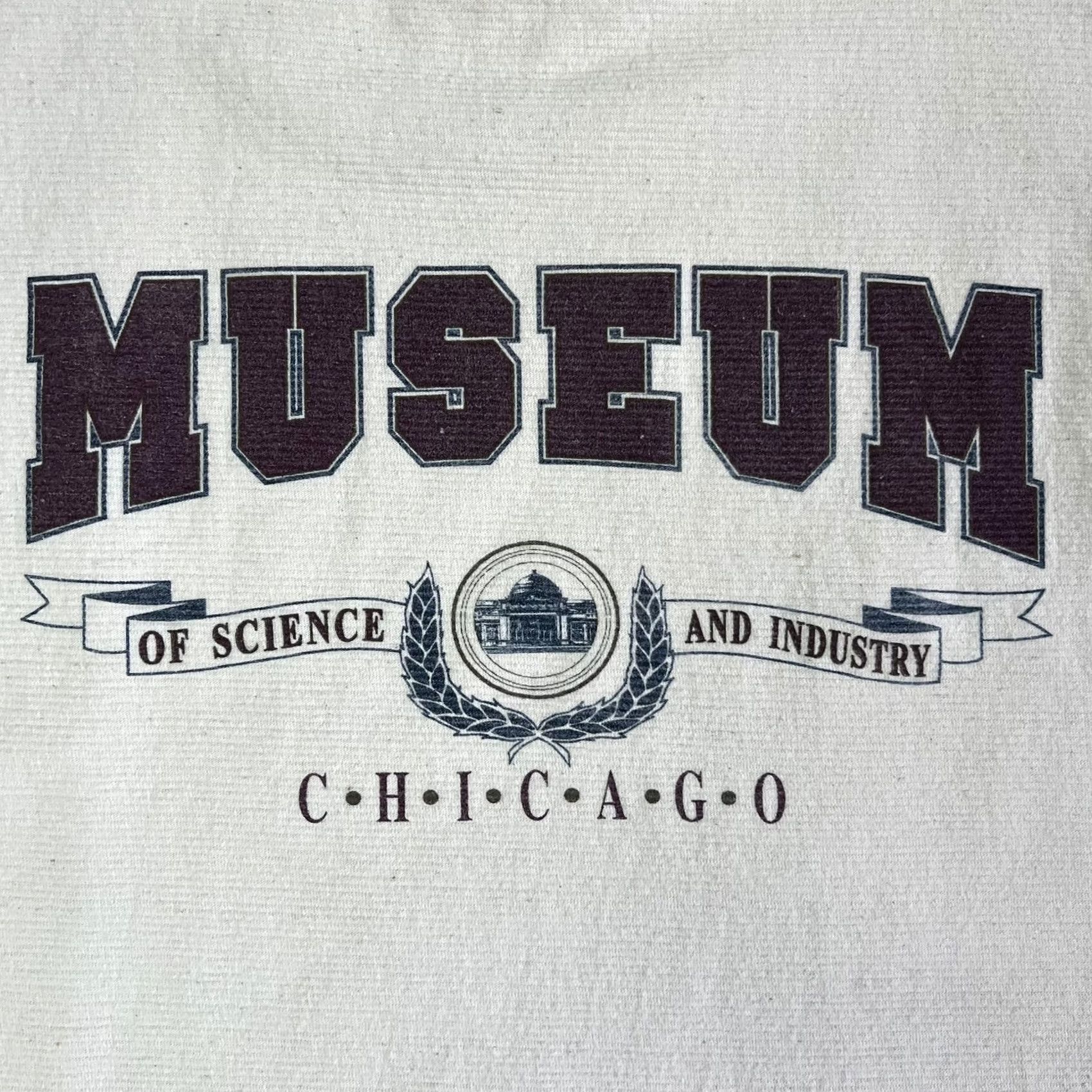 Vintage VINTAGE Museum of Science and Industry Chicago Shirt Men XL Gray Pin Stripe Ringer Tee Size US XL / EU 56 / 4 - 2 Thumbnail
