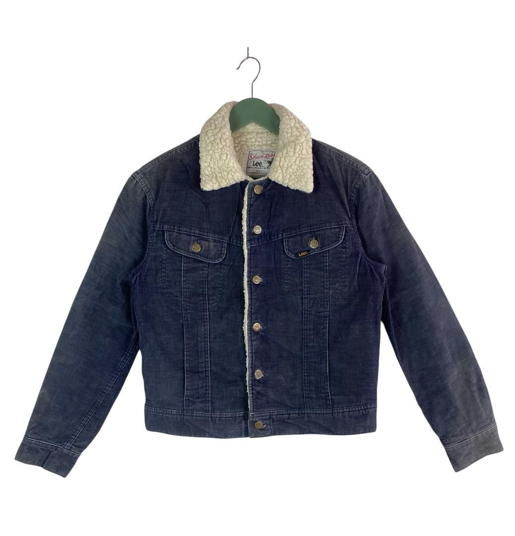 Lee × Vintage Vtg 90s Lee Storm Rider corduroy trucker sherpa lined jacket Size US M / EU 48-50 / 2 - 2 Thumbnail