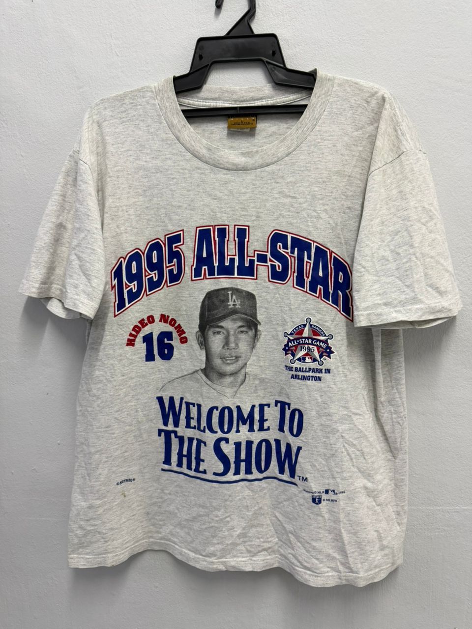 MLB Vintage 1995 All-Star Hideo Nomo Nutmeg Mills Tee Size US L / EU 52-54 / 3 - 1 Thumbnail