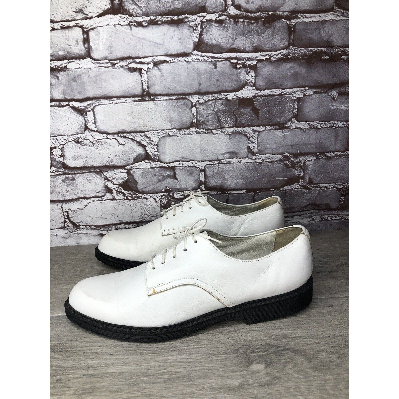 Other Banana Blues USA G.H.Q White Leather Plain Oxfords Shoes Men Size US 9.5 / EU 42-43 - 21 Thumbnail