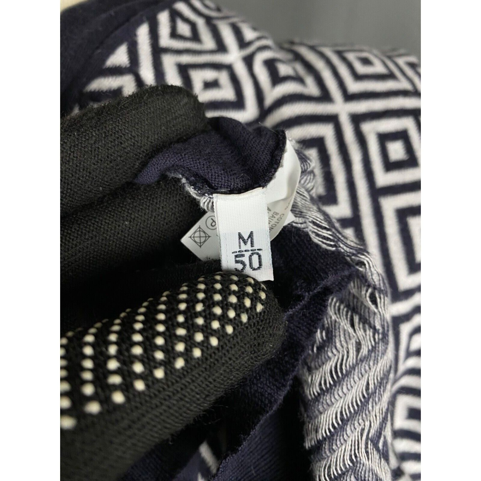 Kiton Kiton Geometric Pattern Men's Blue White Crewneck Size M Size US M / EU 48-50 / 2 - 10 Thumbnail
