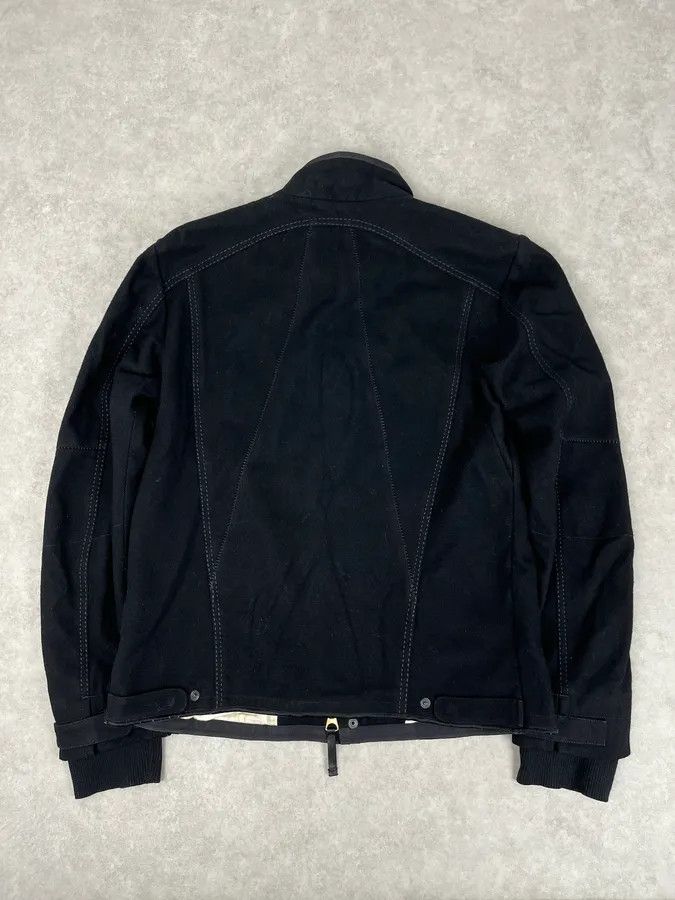 Marithe + Francois Girbaud 2000s Marithé + François Girbaud Stitched Black Worker Light Jacket Size US M / EU 48-50 / 2 - 6 Thumbnail