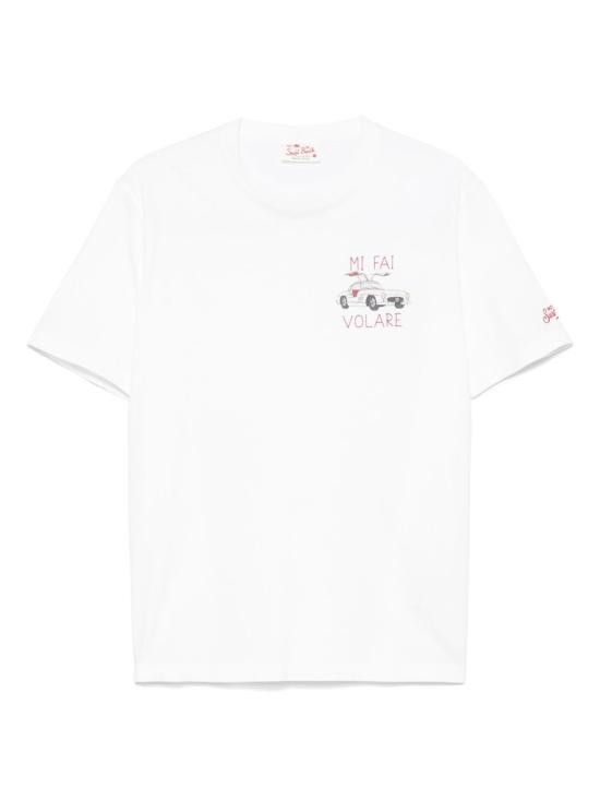 MC2 Saint Barth MC2 SAINT BARTH Men T-Shirts TSHM001 04986H White Size US L / EU 52-54 / 3 - 1 Thumbnail