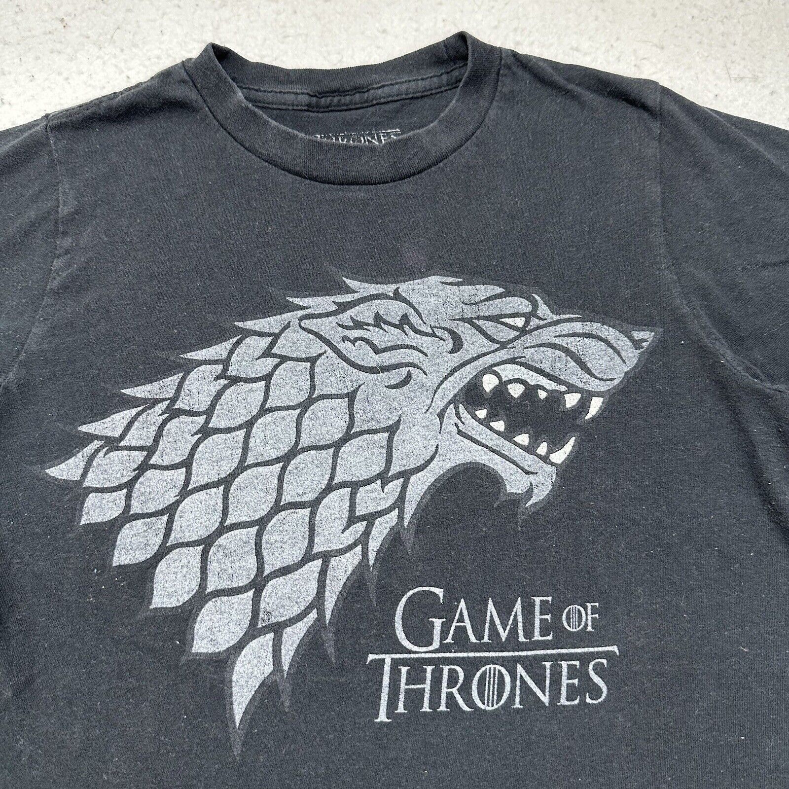 Other Game of Thrones XS Wolf Logo TV Show Graphic T Shirt Black Size US XS / EU 42 / 0 - 2 Thumbnail