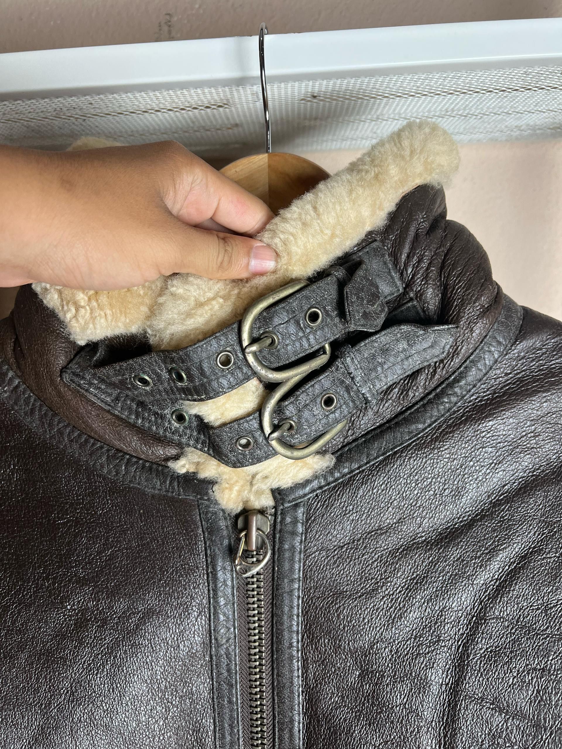 Japanese Brand × Vintage Vintage B3 Leather Sheepskin Jacket Size US M / EU 48-50 / 2 - 3 Thumbnail