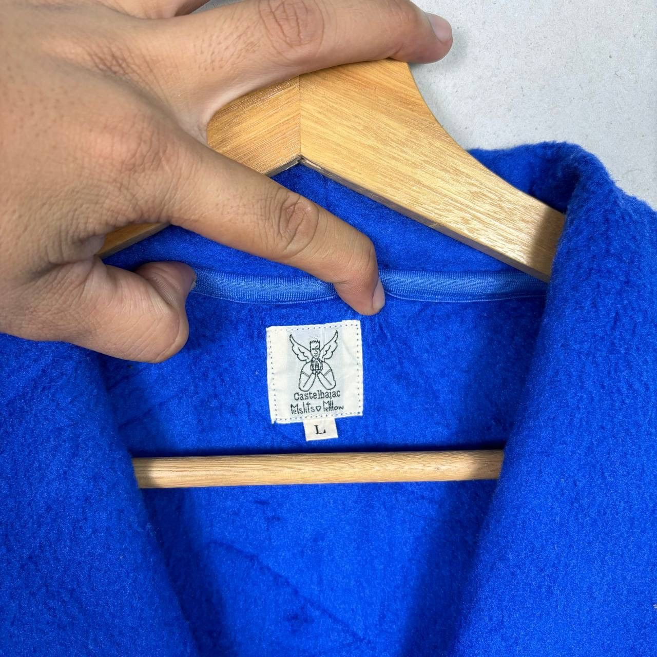 Jean Charles De Castelbajac Jean Charles de Castelbajac Blue Fleece Cardigan Size US L / EU 52-54 / 3 - 4 Thumbnail