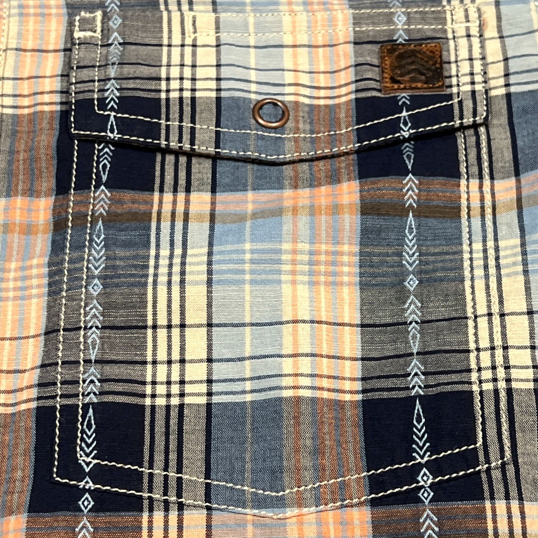 Vintage VINTAGE Solaris Outdoors Snap Western Shirt Men’s Small Pocket Cotton Plaid Size US S / EU 44-46 / 1 - 3 Thumbnail