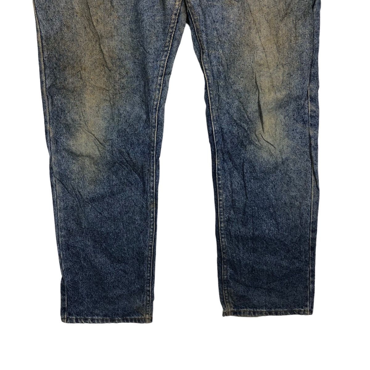 Lee 🔥Rare Distressed Denim Jeans Lee Usa Punk Design Size US 32 / EU 48 - 4 Thumbnail